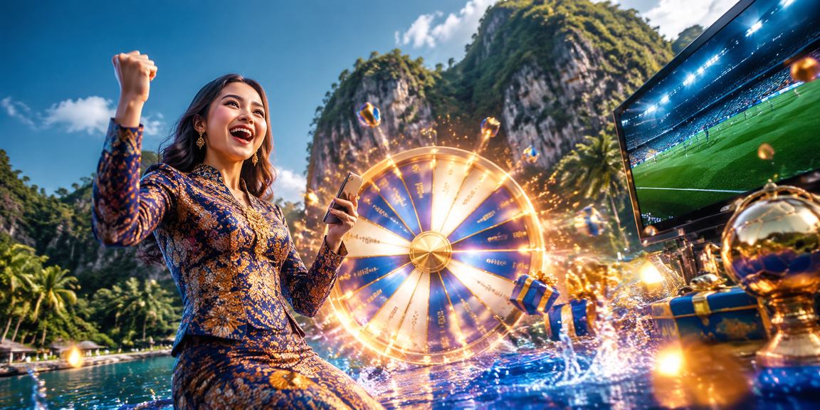 Suasana cabutan bertuah dan jackpot di Ipoh dengan elemen batik Melayu